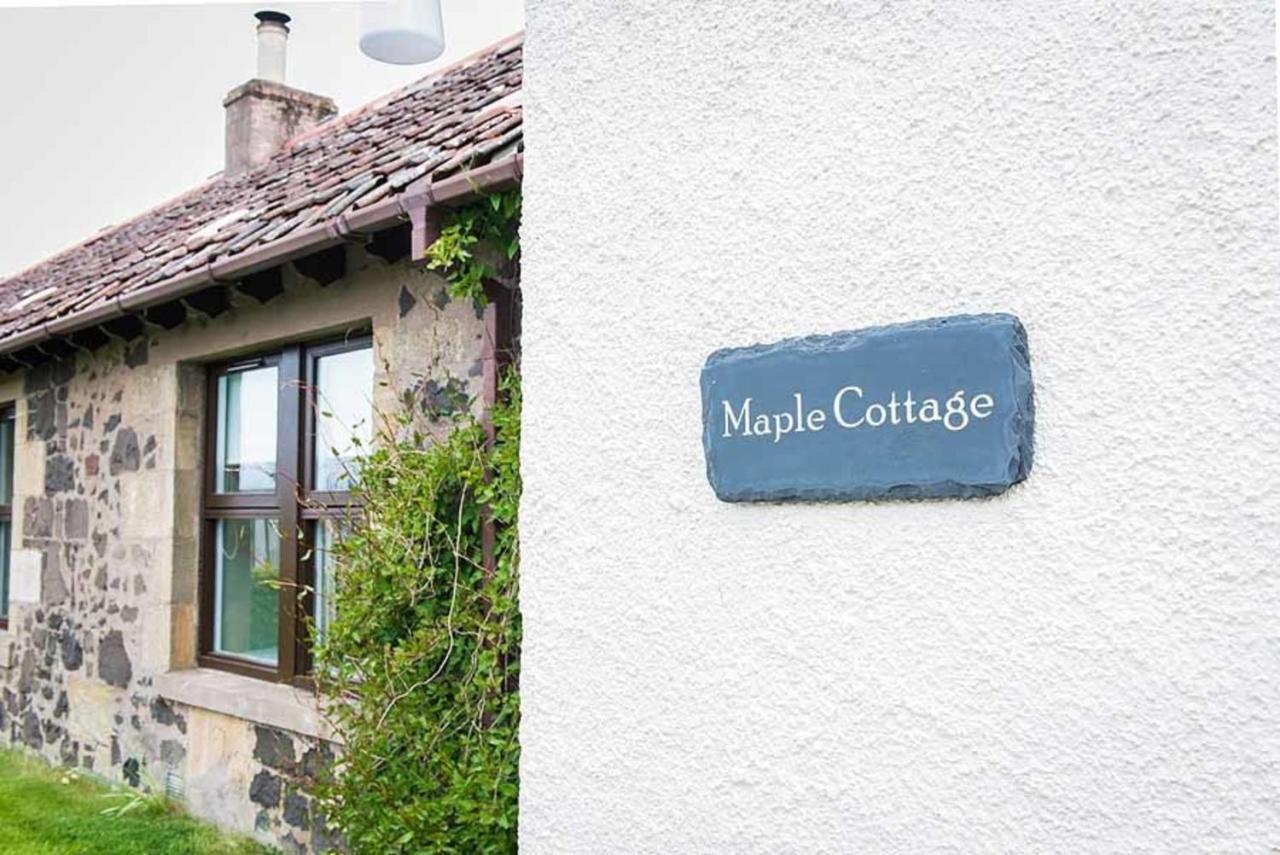 Douglas Fir Lodge With Hot Tub Near Cupar Fife Luthrie Exterior foto